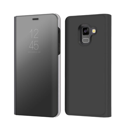 View Cover Samsung Galaxy A8 Spiegel Und Leder-Effekt
