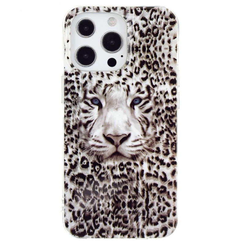 iPhone 15 Pro Case Fluoreszierend Leopard