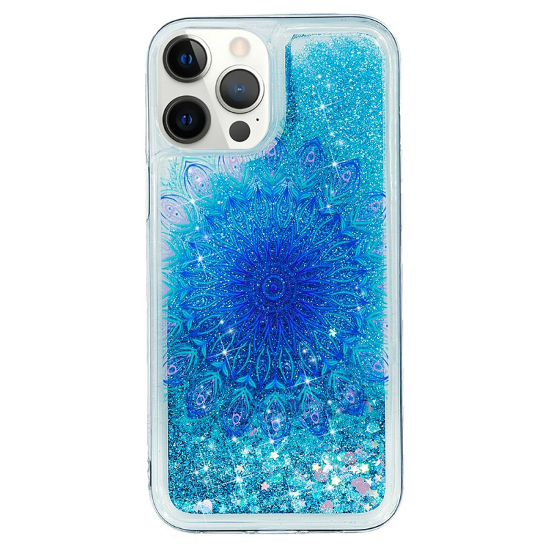 iPhone 15 Pro Glitter Mandala Cover