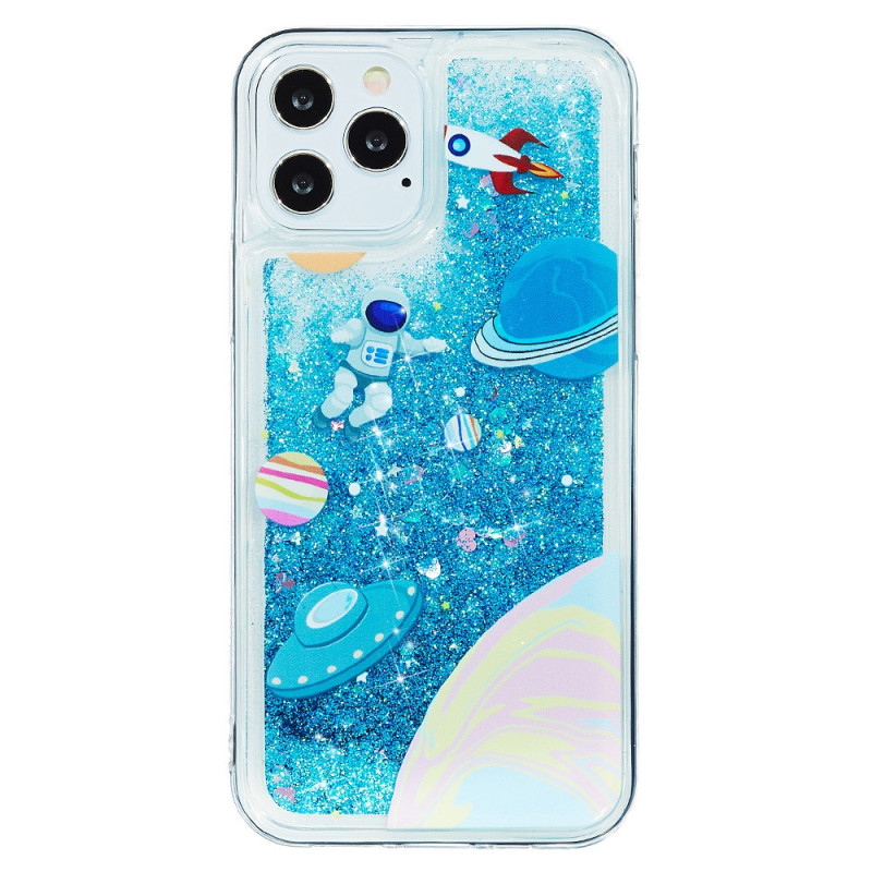 iPhone 15 Pro Glitter Space Cover