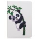 Hülle iPad Mini 4 Panda Auf Bambus