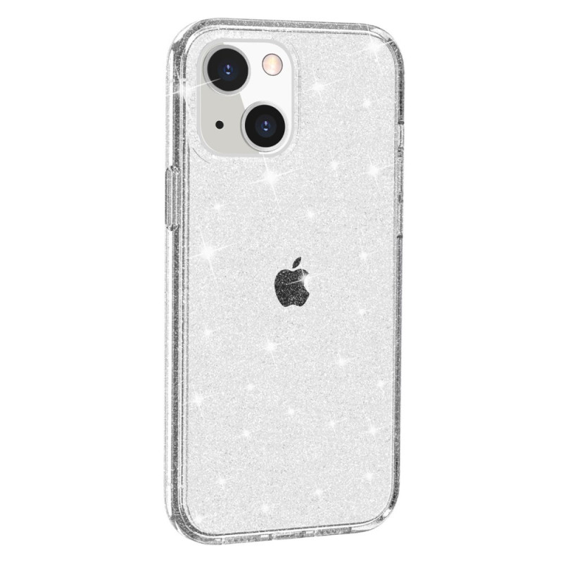 iPhone 15 Cover Transparent Glitter
