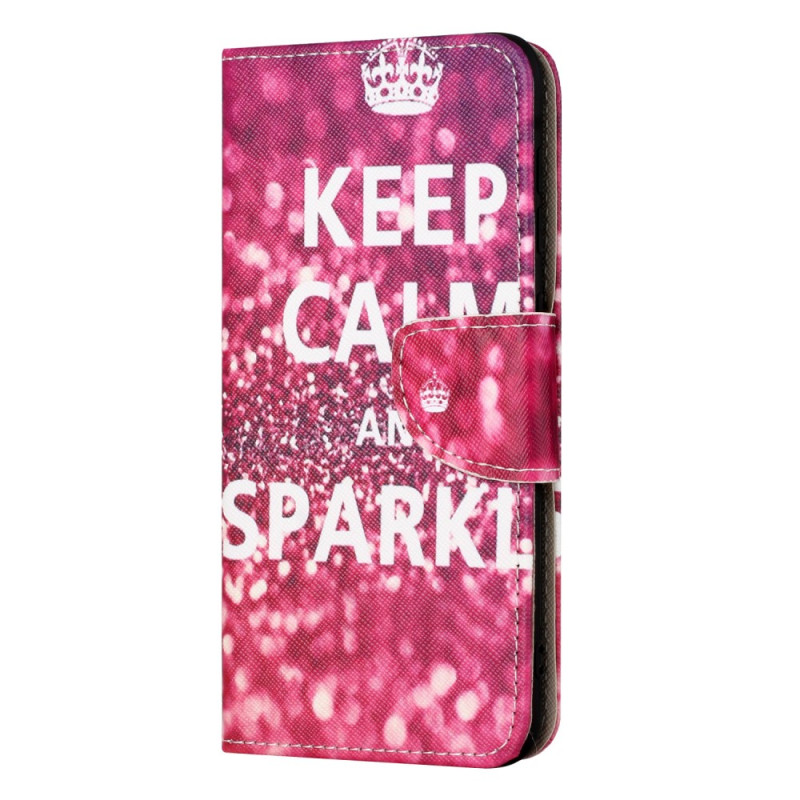 iPhone 15 Plus Hülle Keep Calm and Sparkle