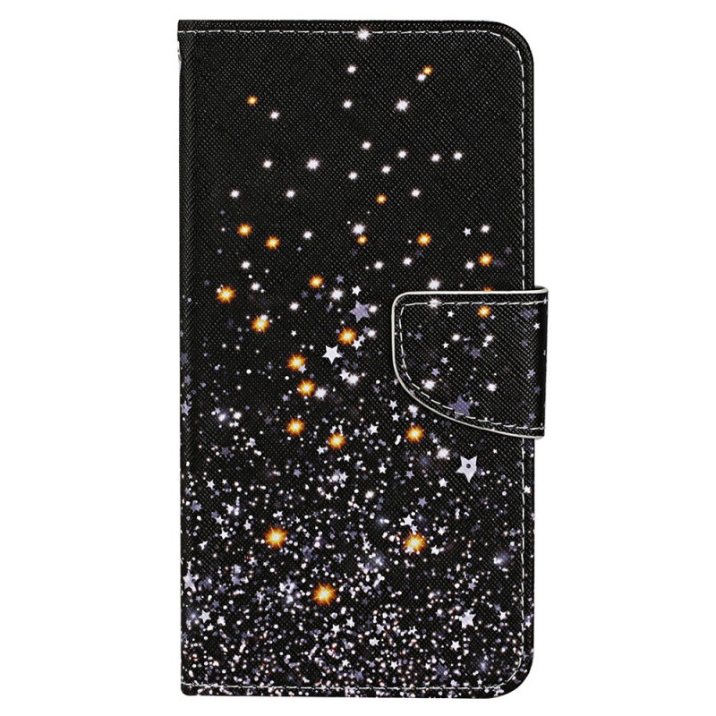 iPhone 15 Hülle Sternenregen mit Trageriemen