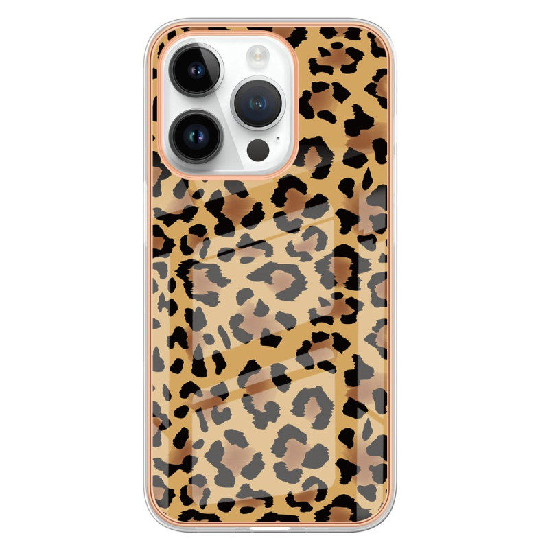 iPhone 15 Pro Cover Leoparden-Effekt
