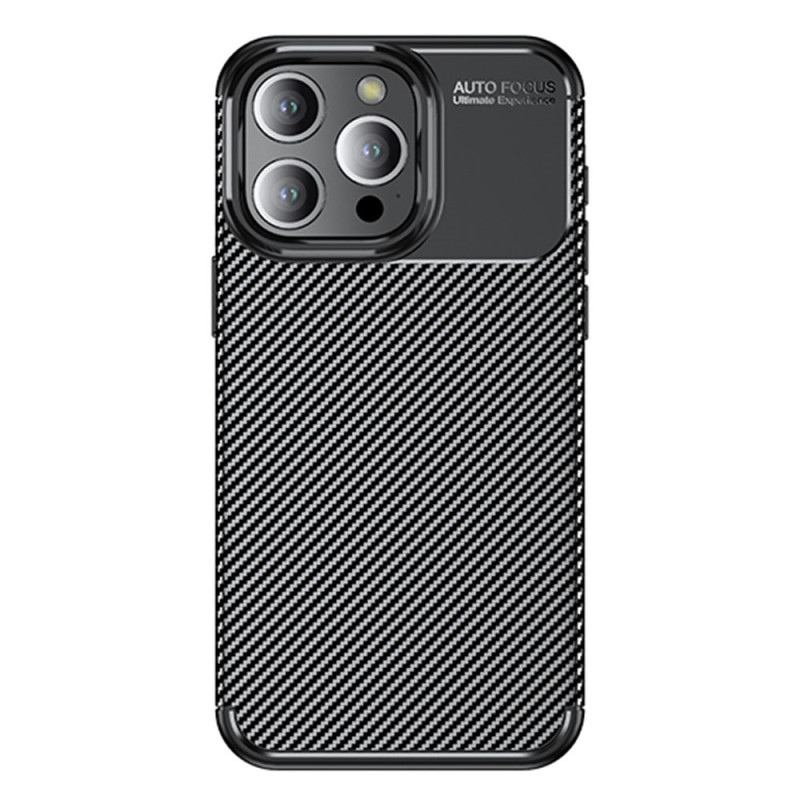 iPhone 15 Pro Cover Faser Textur Carbon