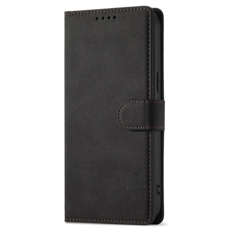 Hülle iPhone 15 Style Wildleder RFID-Schutz