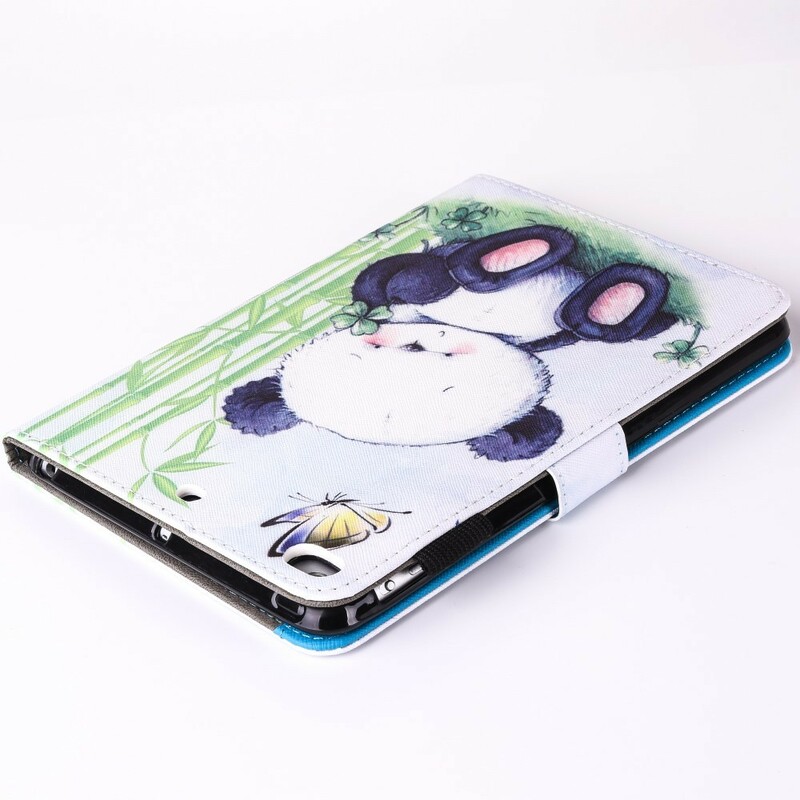 iPad Hülle 9.7 Zoll (2017) Romantischer Panda