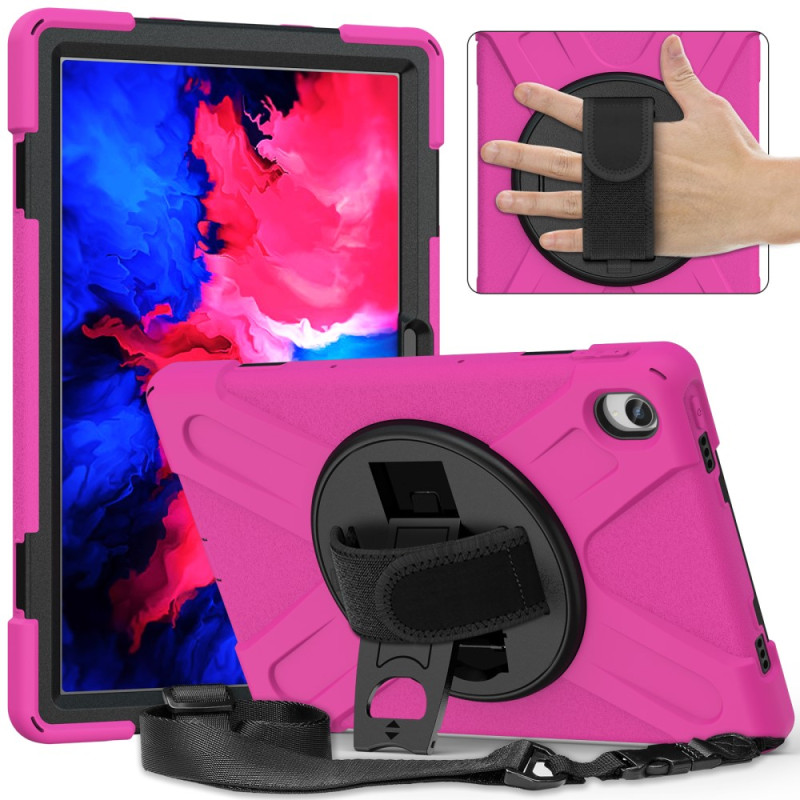 Lenovo P11 Pro Tablet Cover mit Schulterriemen und 3 Schutzschichten