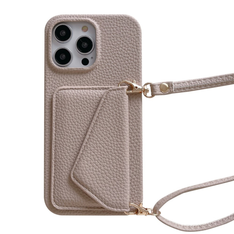 iPhone 15 Pro Cover mit Schulterriemen Kartenhalter