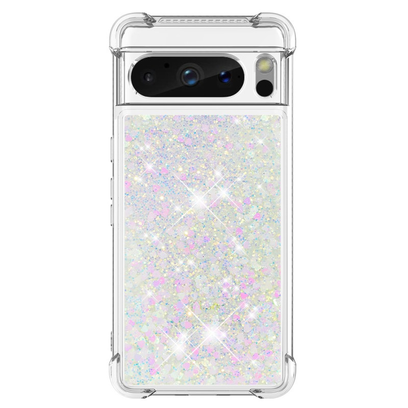 Google Pixel 8 Pro Glitter Cover Verstärkte Ecken