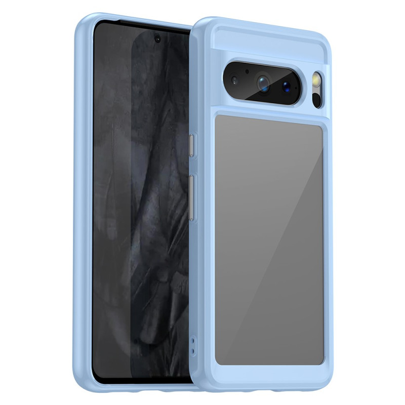 Google Pixel 8 Pro Cover Transparent Kanten Silikon