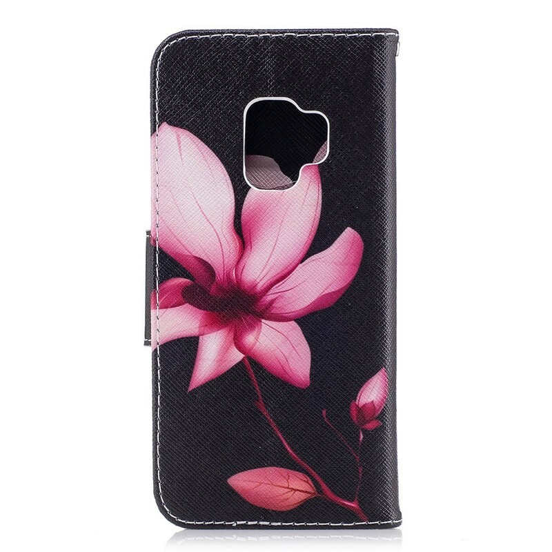 Samsung Galaxy S9 Hülle Blume Rosa