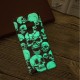 Samsung Galaxy S9 Cover Achtung Totenköpfe Fluoreszierend