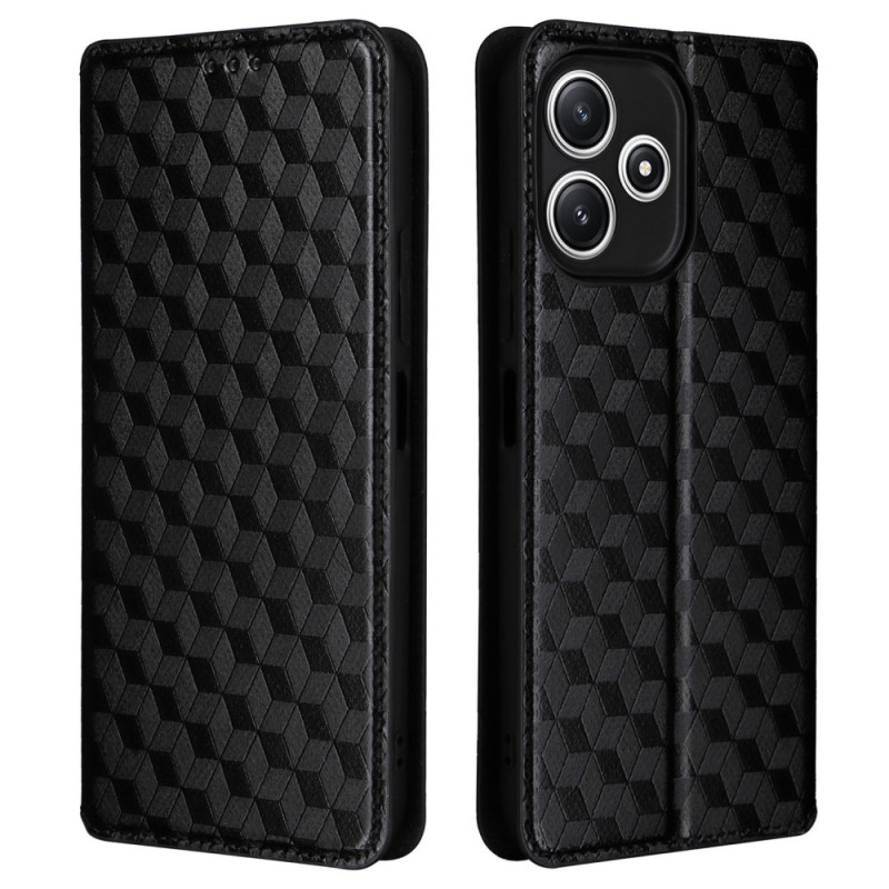 Flip Cover Xiaomi Redmi 12 5G / Poco M6 Pro 5G 3D Würfel