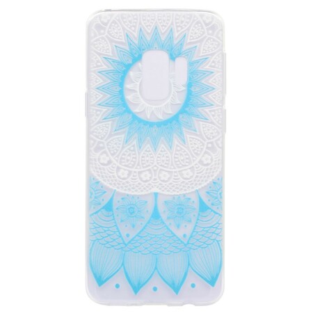 Samsung Galaxy S9 Plus Cover Transparent Mandala Coloured