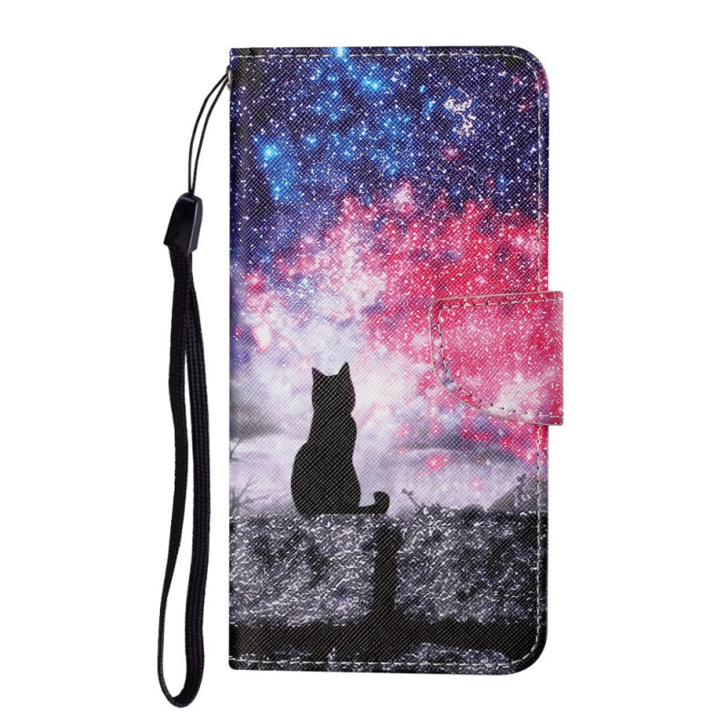 Hülle Samsung Galaxy S23 Fe Katze im Himmelblau