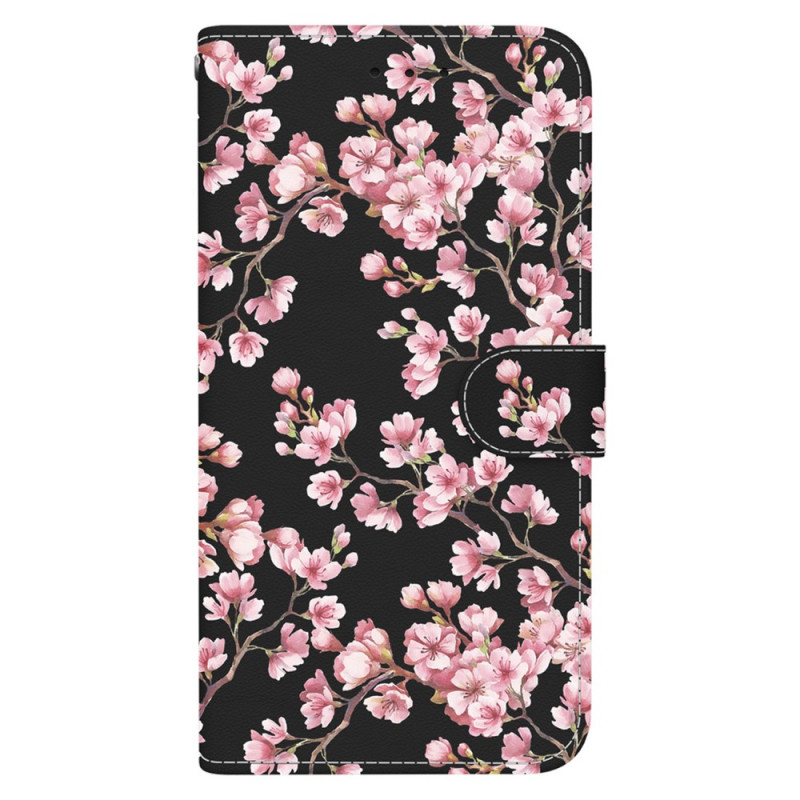 Samsung Galaxy S23 FE Blumen
 Tasche mit Riemen