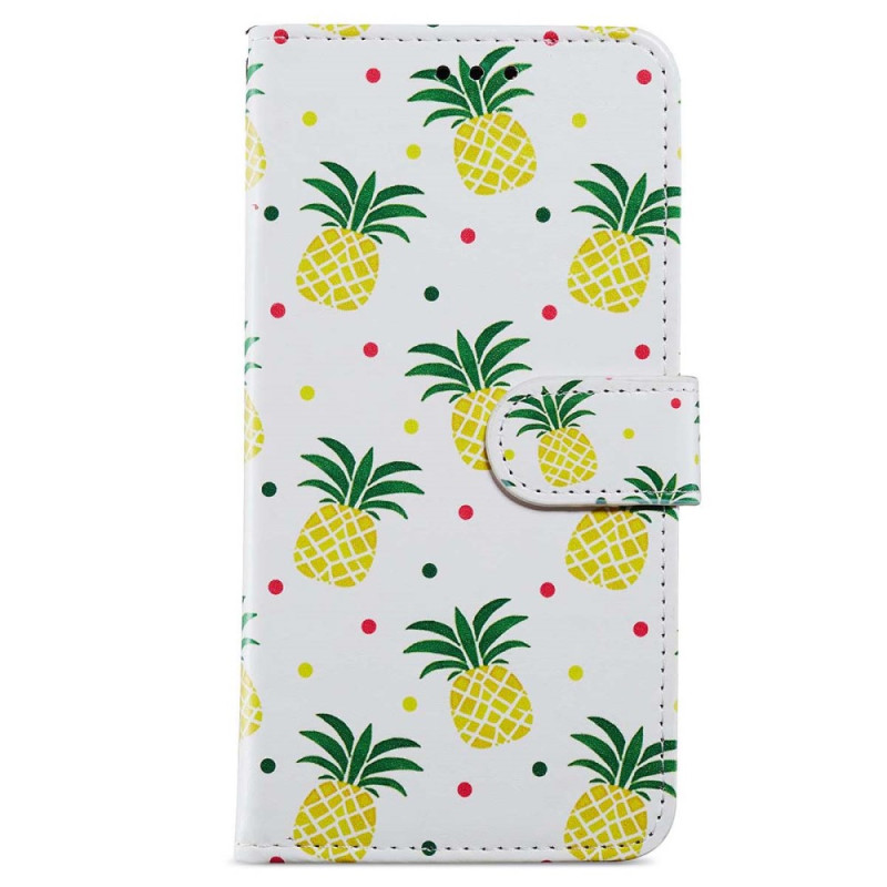 Samsung Galaxy S23 FE Hülle Ananas mit Riemen