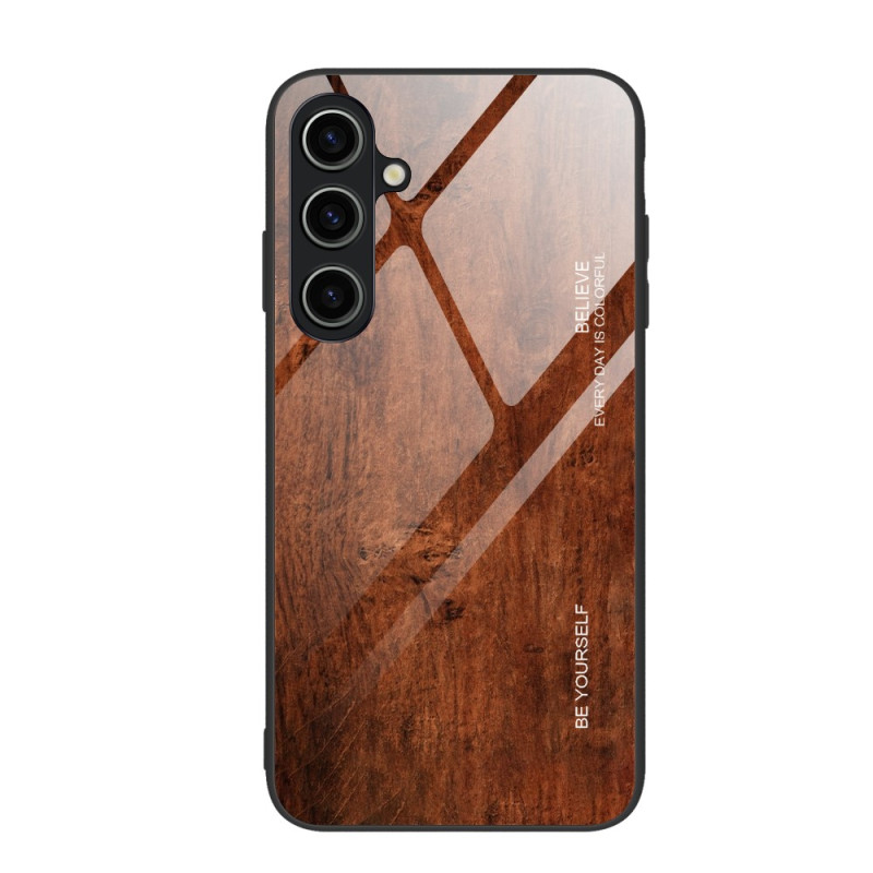 Samsung Galaxy S23 FE Cover Panzerglas
 Holzdesign
