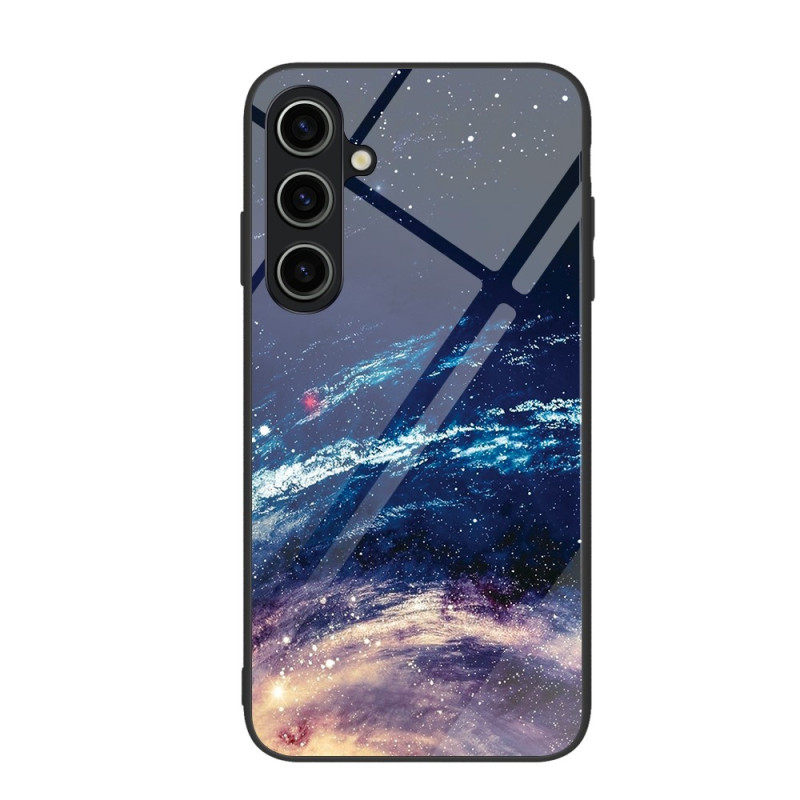 Samsung Galaxy S23 FE Hülle aus gehärtetem Glas Space