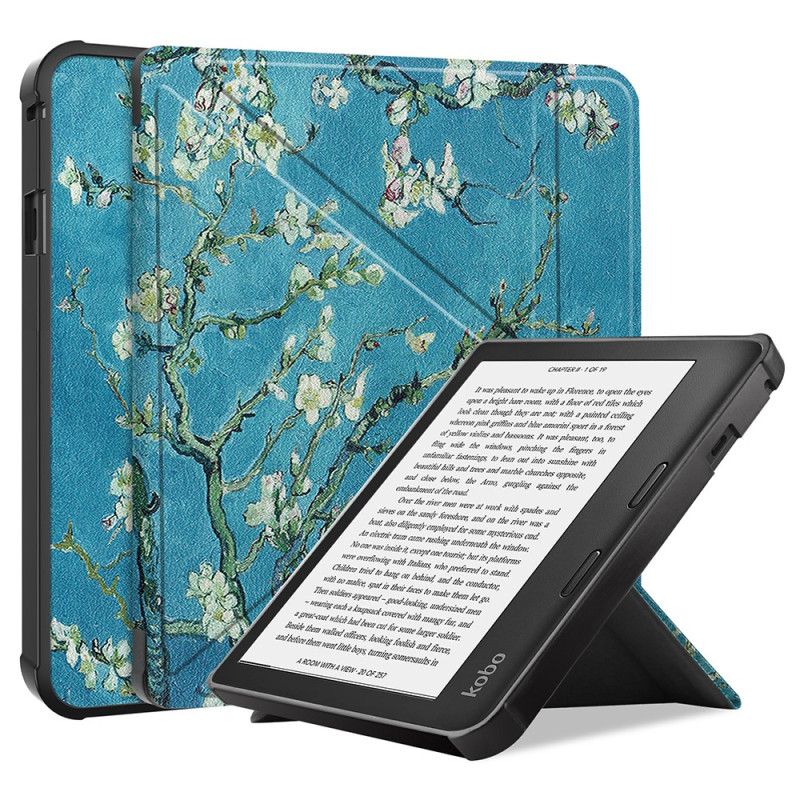 Smart Case Kobo Sage Origami Branches