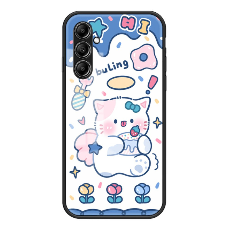 Samsung Galaxy S23 FE Cover Panzerglas
 Katze Fun