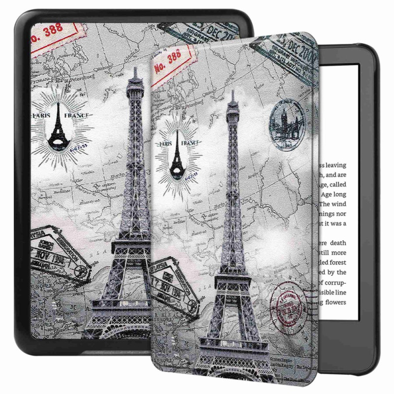 Kindle 11 (2022) Eiffelturm Vintage Hülle