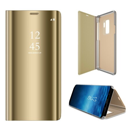 View Cover Samsung Galaxy S9 Spiegel und Lederoptik