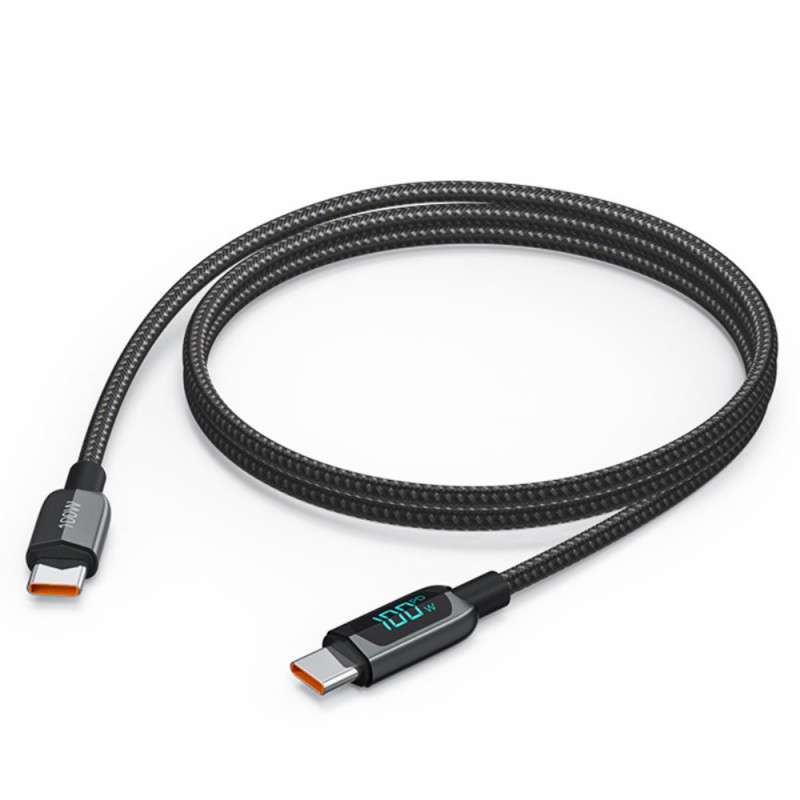 Lade- und Übertragungskabel 100W Leistung USB-C-zu-USBC-Endstücke