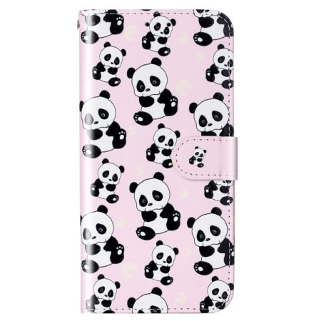 Tasche Moto G14 Panda-Motiv...