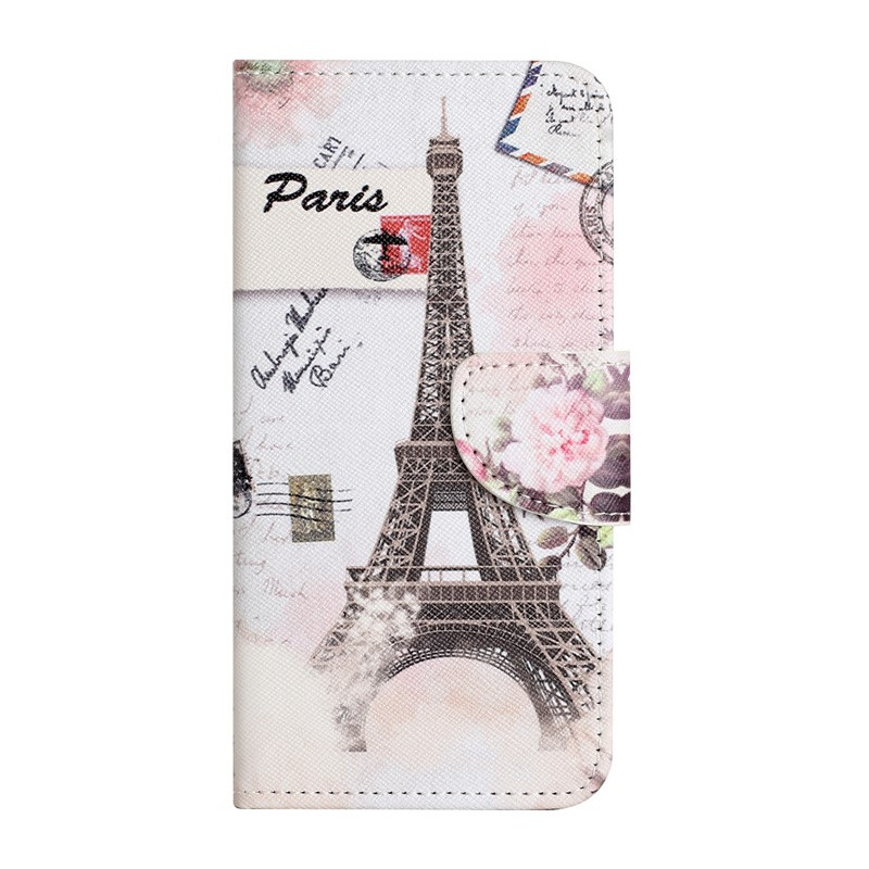 Tasche Moto G14 Tour Eiffel Vintage