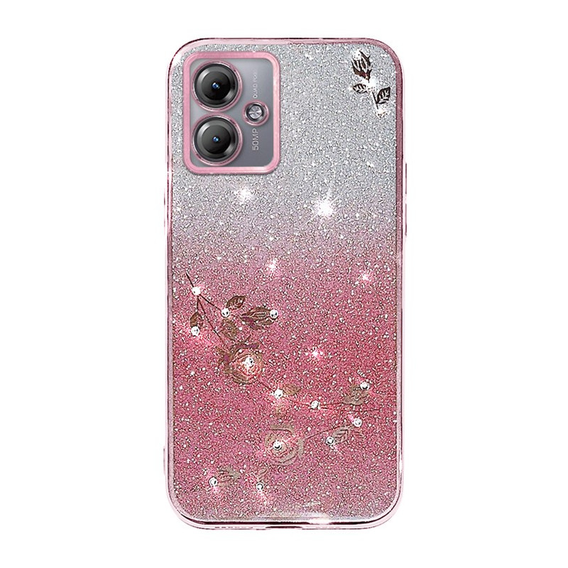 Moto G14 4G Strass und Pailletten Cover