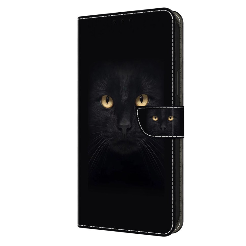 Samsung Galaxy S24 5G Katzenaugen Hülle Schwarz