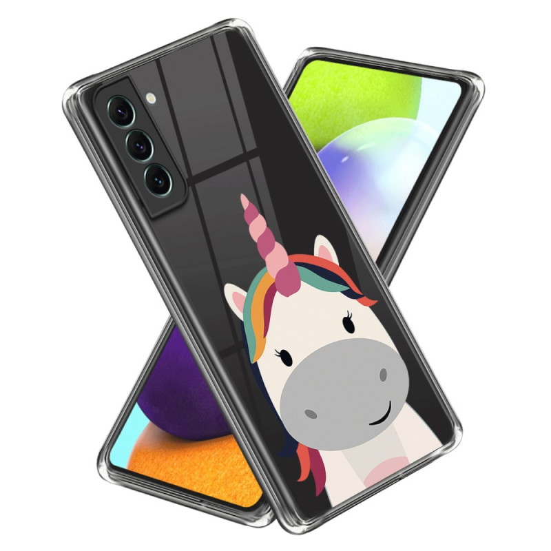 Samsung Galaxy S24 5G Hülle Transparent Einhorn