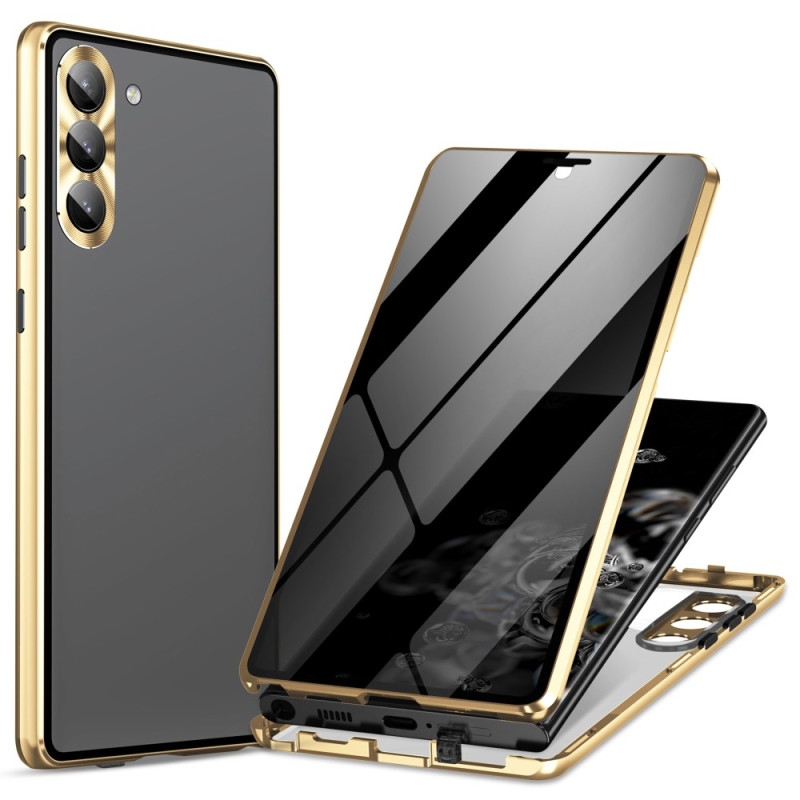 Samsung Galaxy S24 5G Anti-Espionage Cover mit Metallrahmen