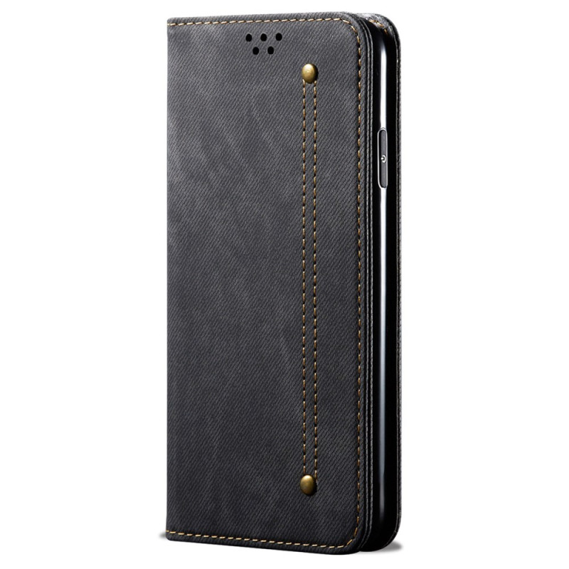 Flip Cover Honor 70 Lite / X8 Stoff Jeans