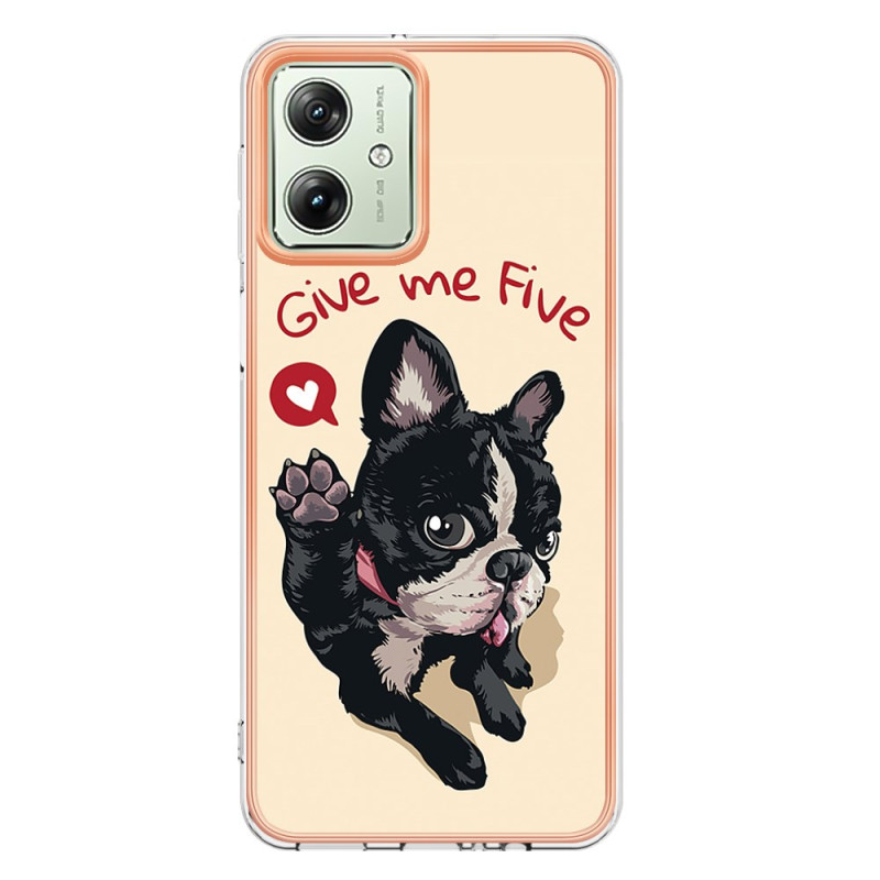 Cover Moto G54 5G Hund Give me Five