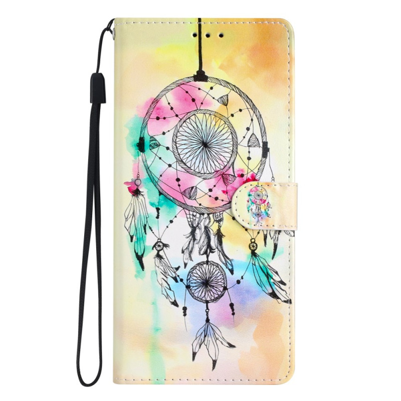 Xiaomi Redmi 13C / Poco C65 Traumfänger Aquarell Tasche mit Riemchen