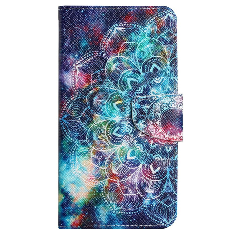 Xiaomi Redmi 13C / Poco C65 Tasche Sternenhimmel Mandala mit Riemen