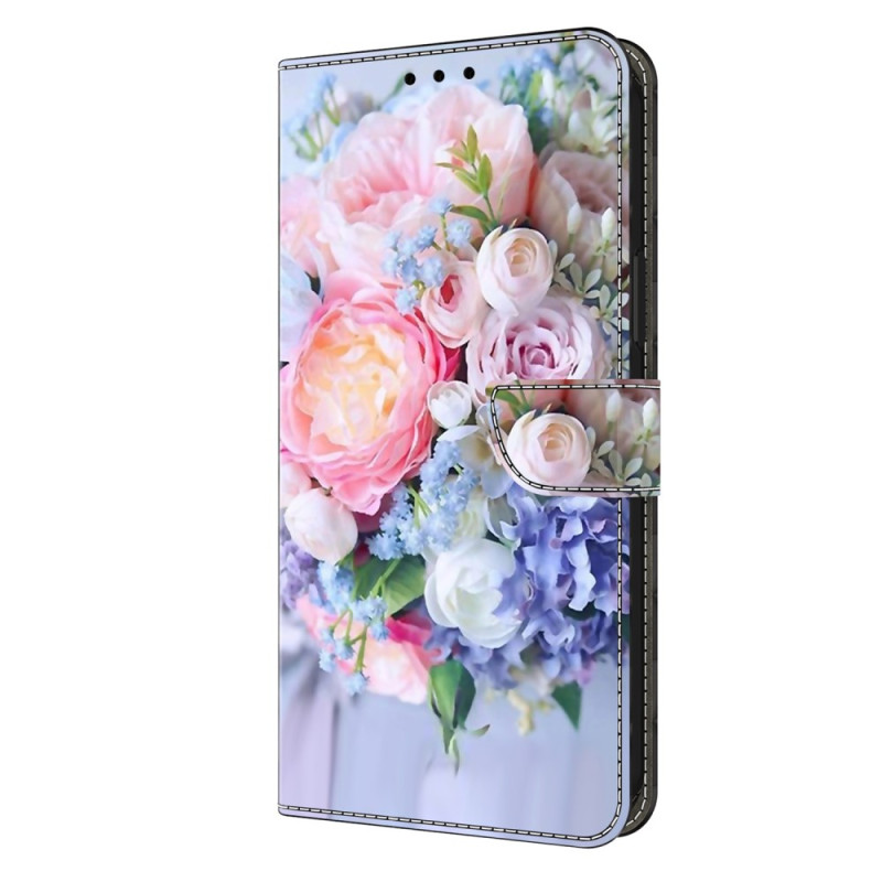Xiaomi Redmi 13C / Poco C65 Hülle Bunte Blumen