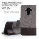 Huawei Mate 10 Pro Hülle Muxma Stoff und Lederoptik Huawei Mate 10 Pro Hülle Muxma Stoff und Lederoptik