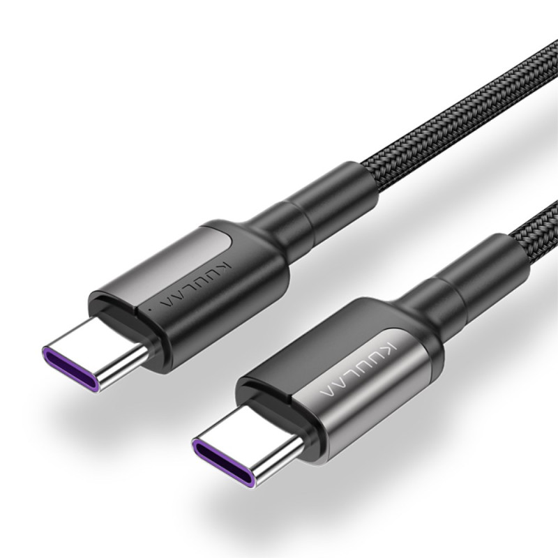 USB-C auf USB-C 60W Schnellladekabel KUULAA