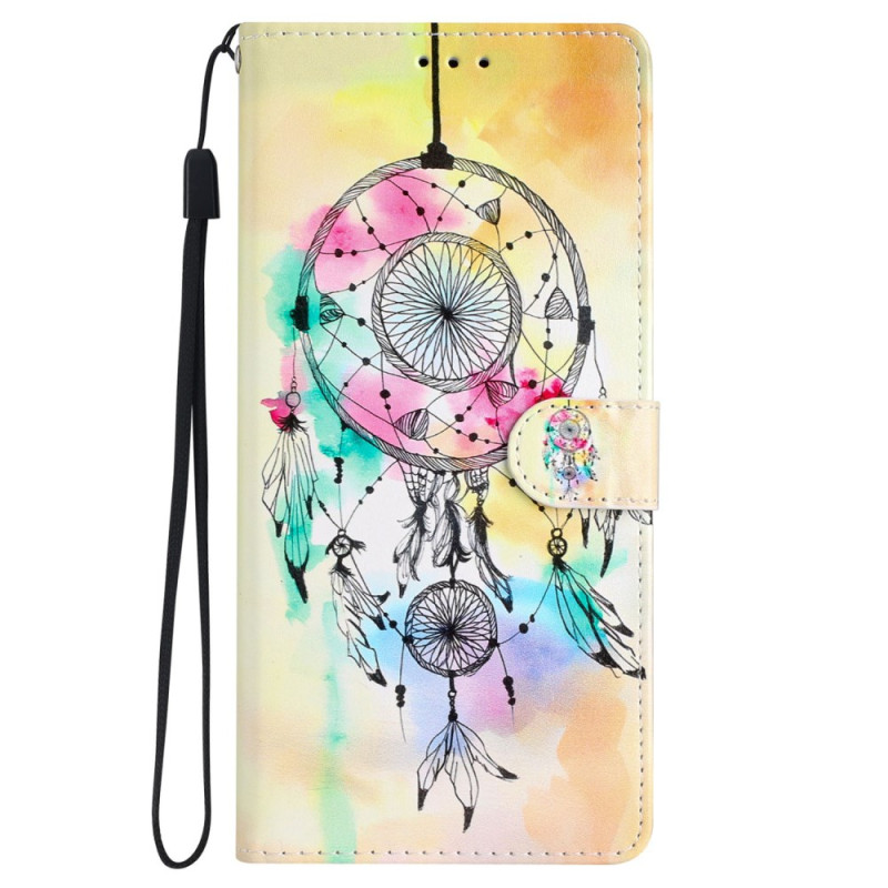 Samsung Galaxy S24 Plus 5G Traumfänger Tasche Aquarell mit Riemen