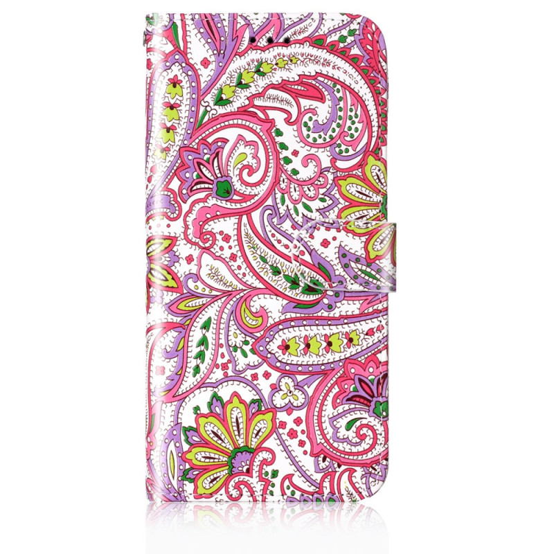 Samsung Galaxy S24 Plus 5G Hülle Blumen-Design mit Riemen