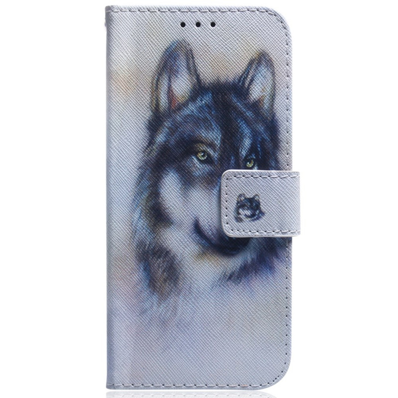 Samsung Galaxy S24 Plus 5G Hülle Wolf Aquarell