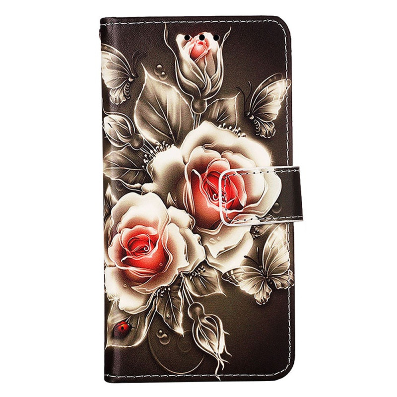 Samsung Galaxy A25 5G Roses Baroque Riemen
 Tasche