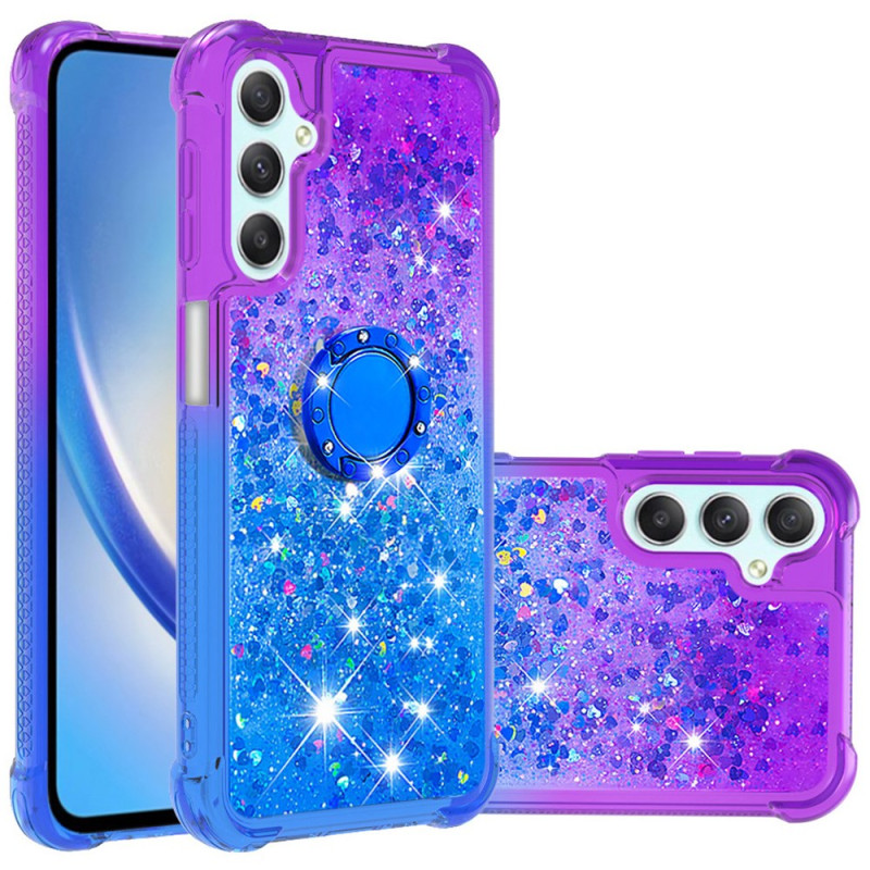 Samsung Galaxy A25 5G Glitter Cover mit drehbarer Halterung