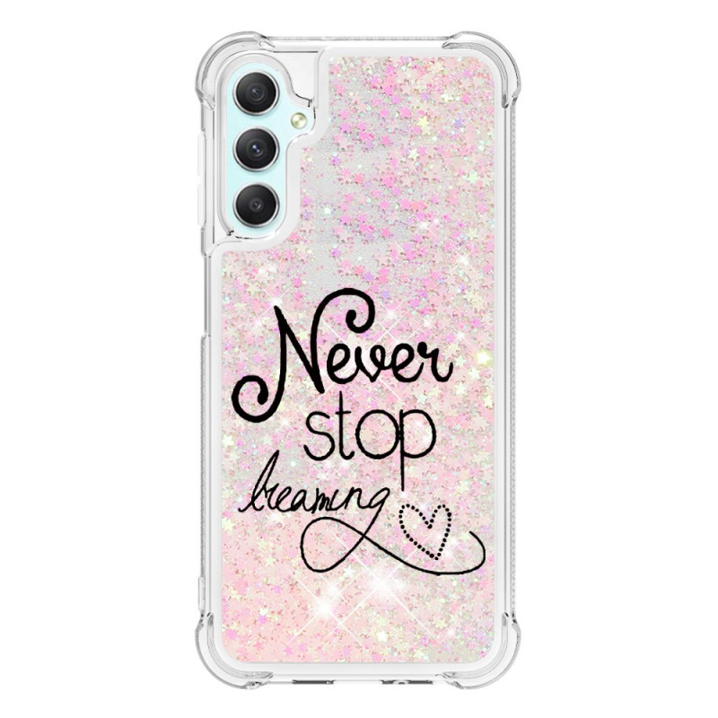 Samsung Galaxy A25 5G Glitter Never Stop Dreaming Cover