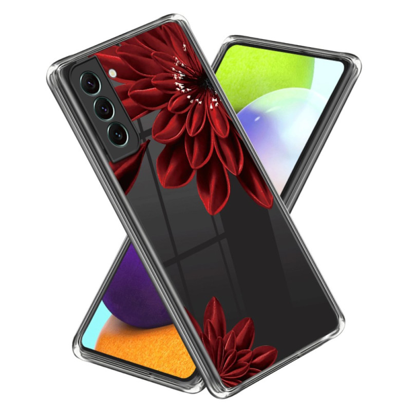 Samsung Galaxy S24 Plus 5G Hülle Blume Rot